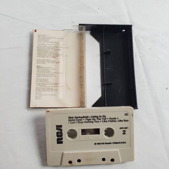 Rick Springfield – Living in Oz Cassette Album (1983) - Picture 3 of 3